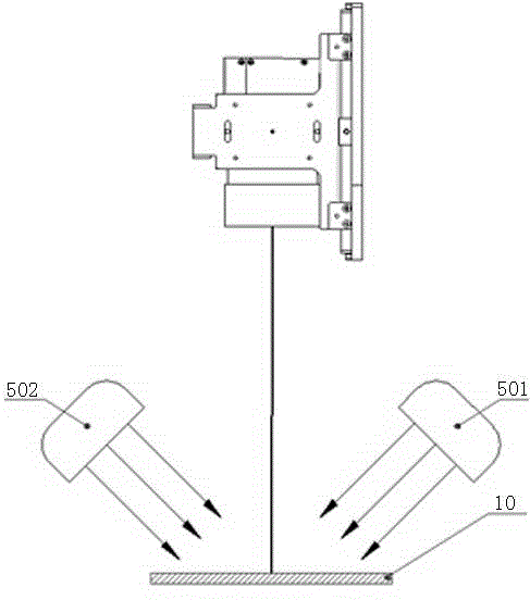 Multi-CCD spliced scanning mechanism and image processing method through same