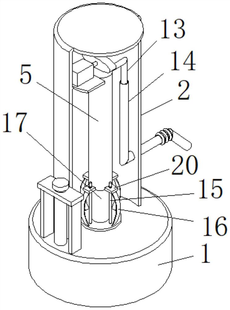 Drip irrigation device for fruit radish humidity cultivation