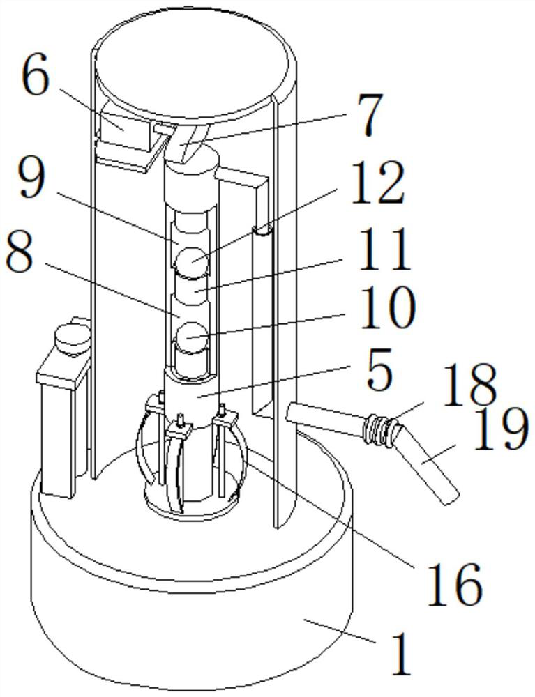 Drip irrigation device for fruit radish humidity cultivation