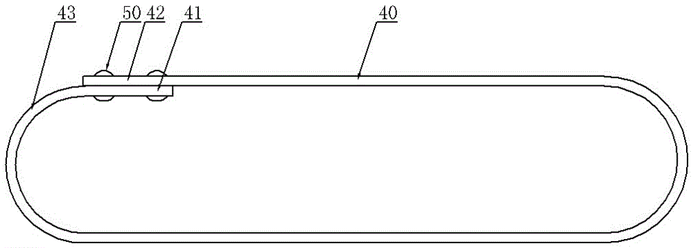 Device suitable for steel strip edge coiling