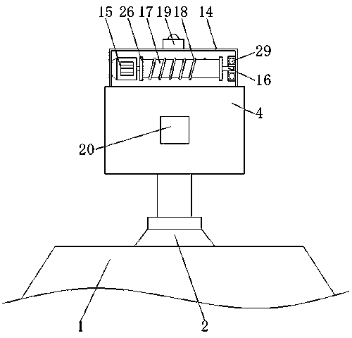 Rain-proof method of a new energy vehicle roof based on the internet of things