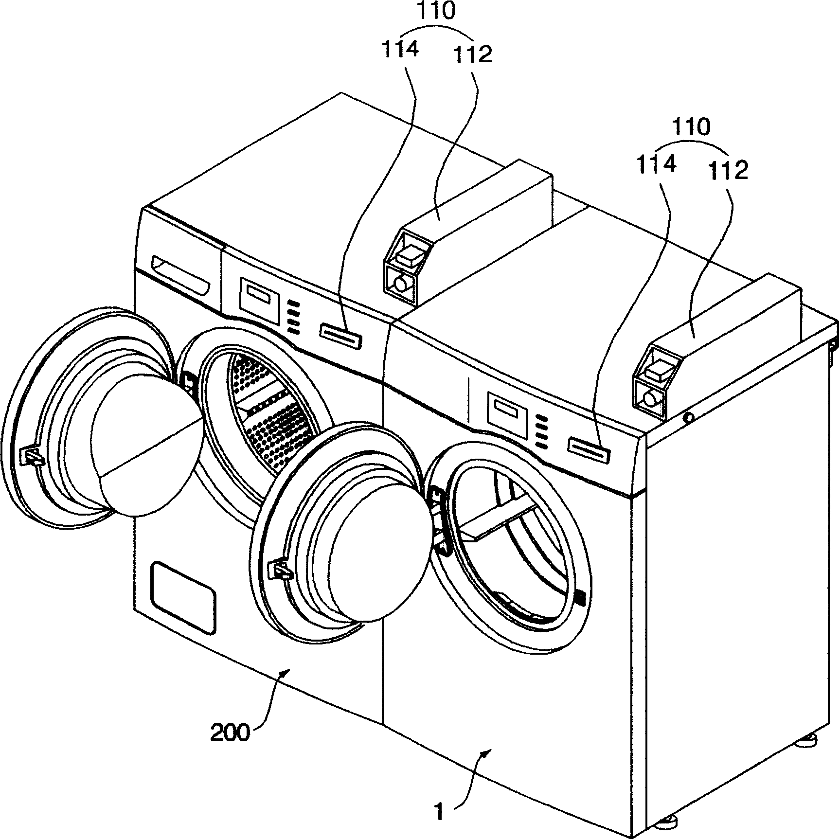 Scouring agent feeding mechanism of scouring apparatus