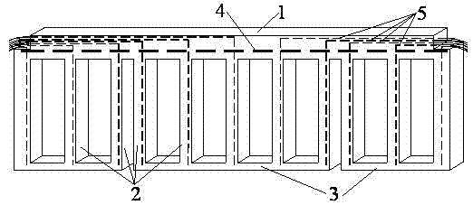 Measuring device of cross-section temperature field of double circular steel tube concrete column and mounting method thereof