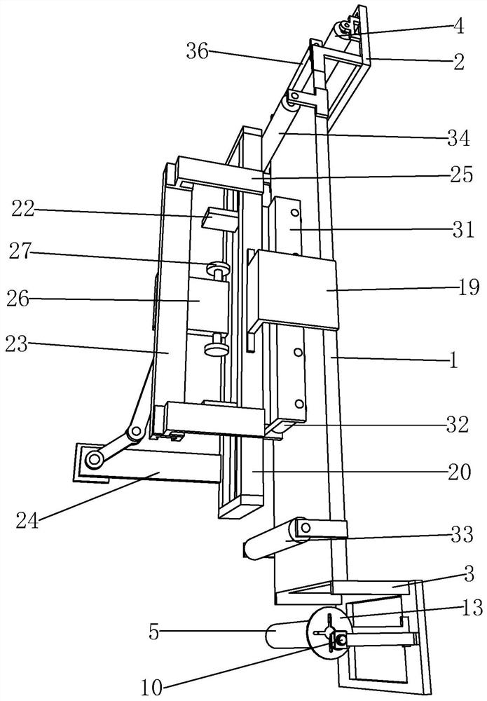 A textile cloth leveling device