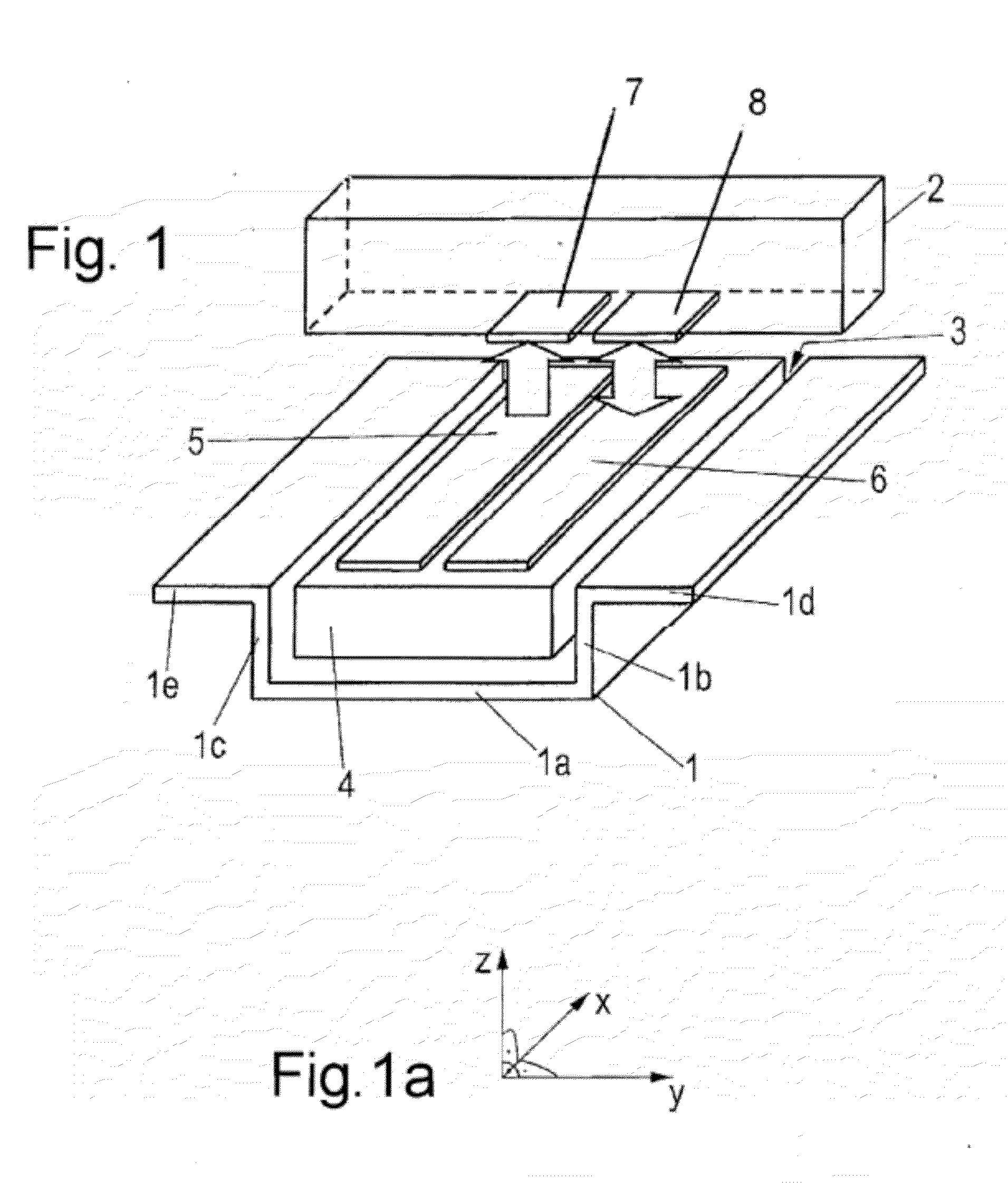 System for supplying bus subscriber modules with contactless energy and data