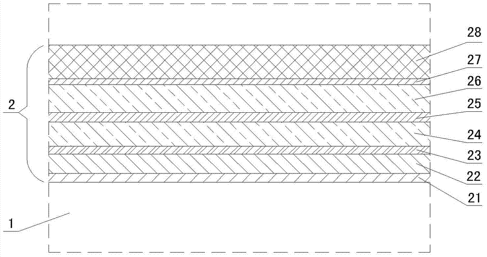 Colored gradient light-reducing mirror and a method of manufacturing the same