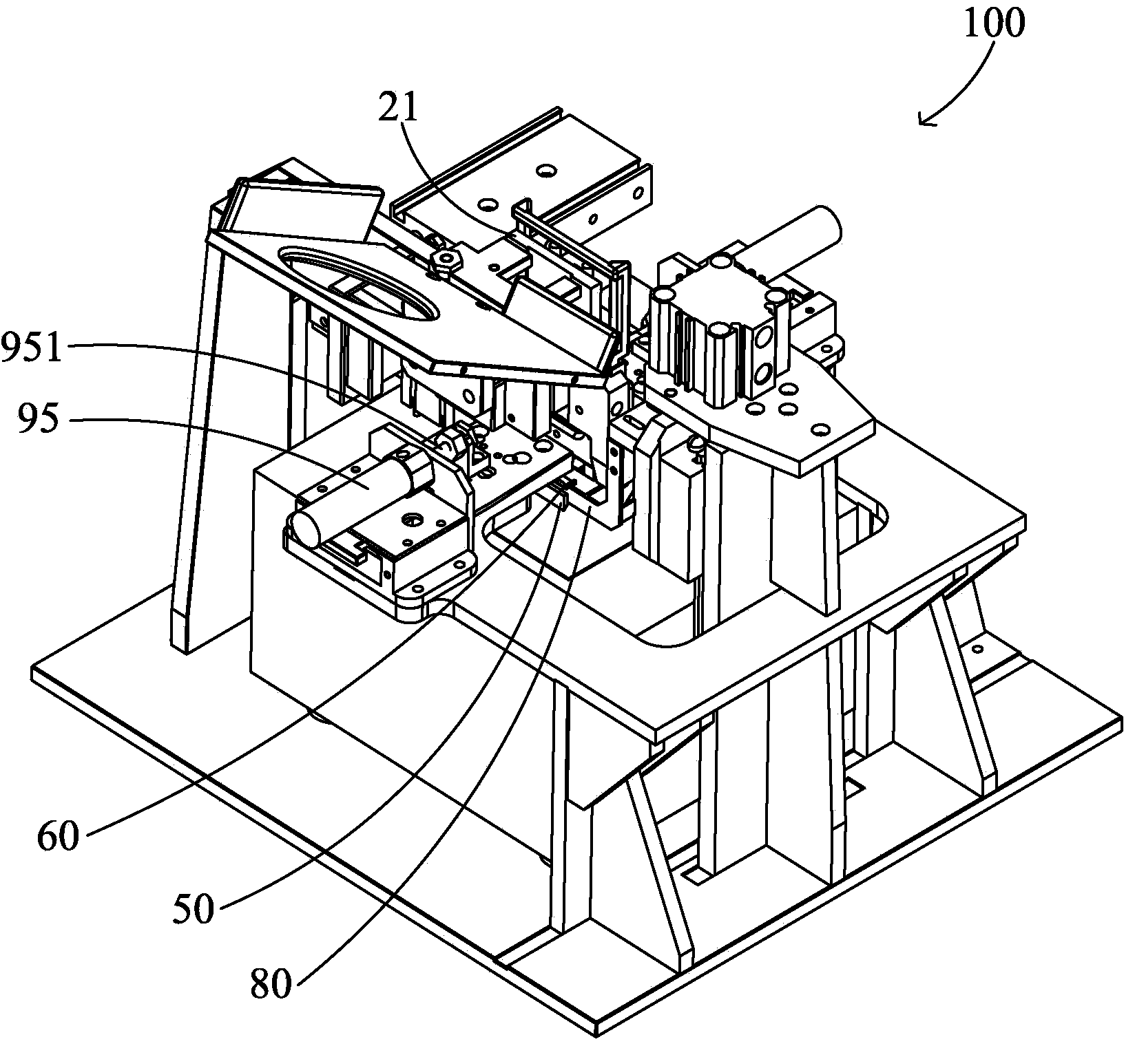 Cable weaving tin dipping device and method