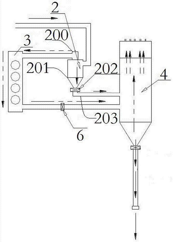 Graphite electrostatic dust collection system based on multiple switches and method