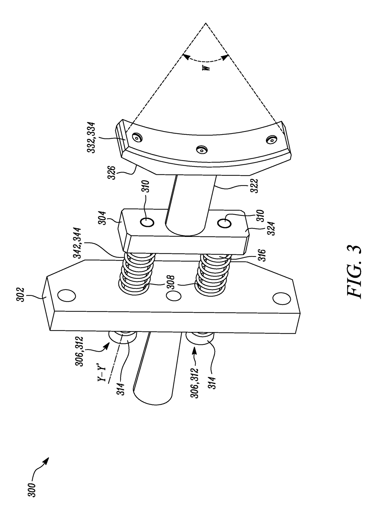 Tool for stabilizing a position of a shaft
