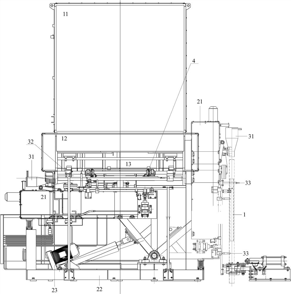 Mounting device for sub-gun probe with sampling port positioning and method of use thereof