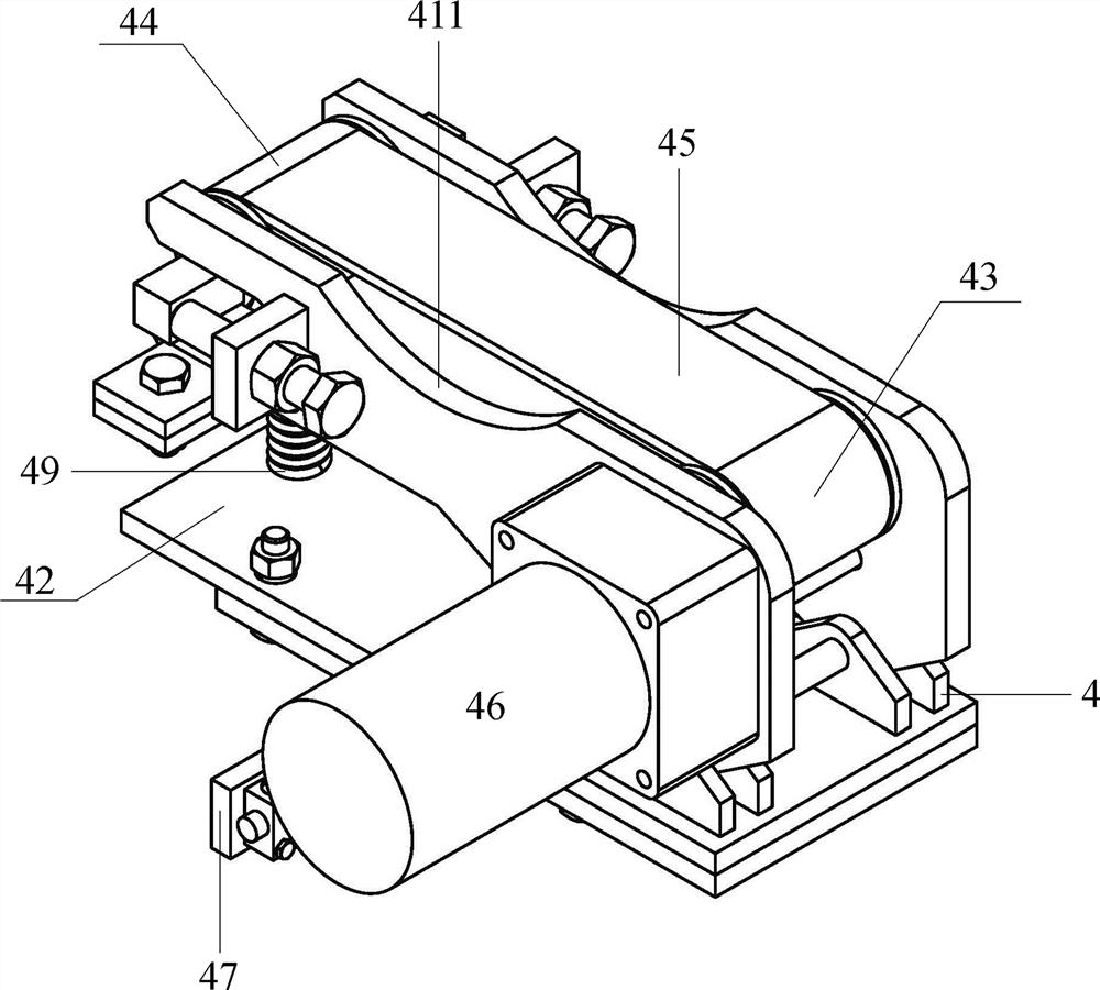 Mounting device for sub-gun probe with sampling port positioning and method of use thereof