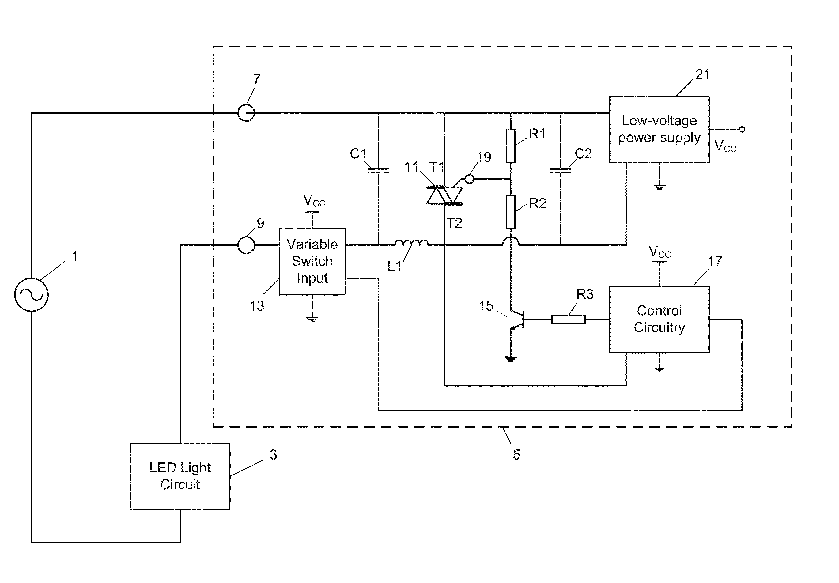 Control circuit and method