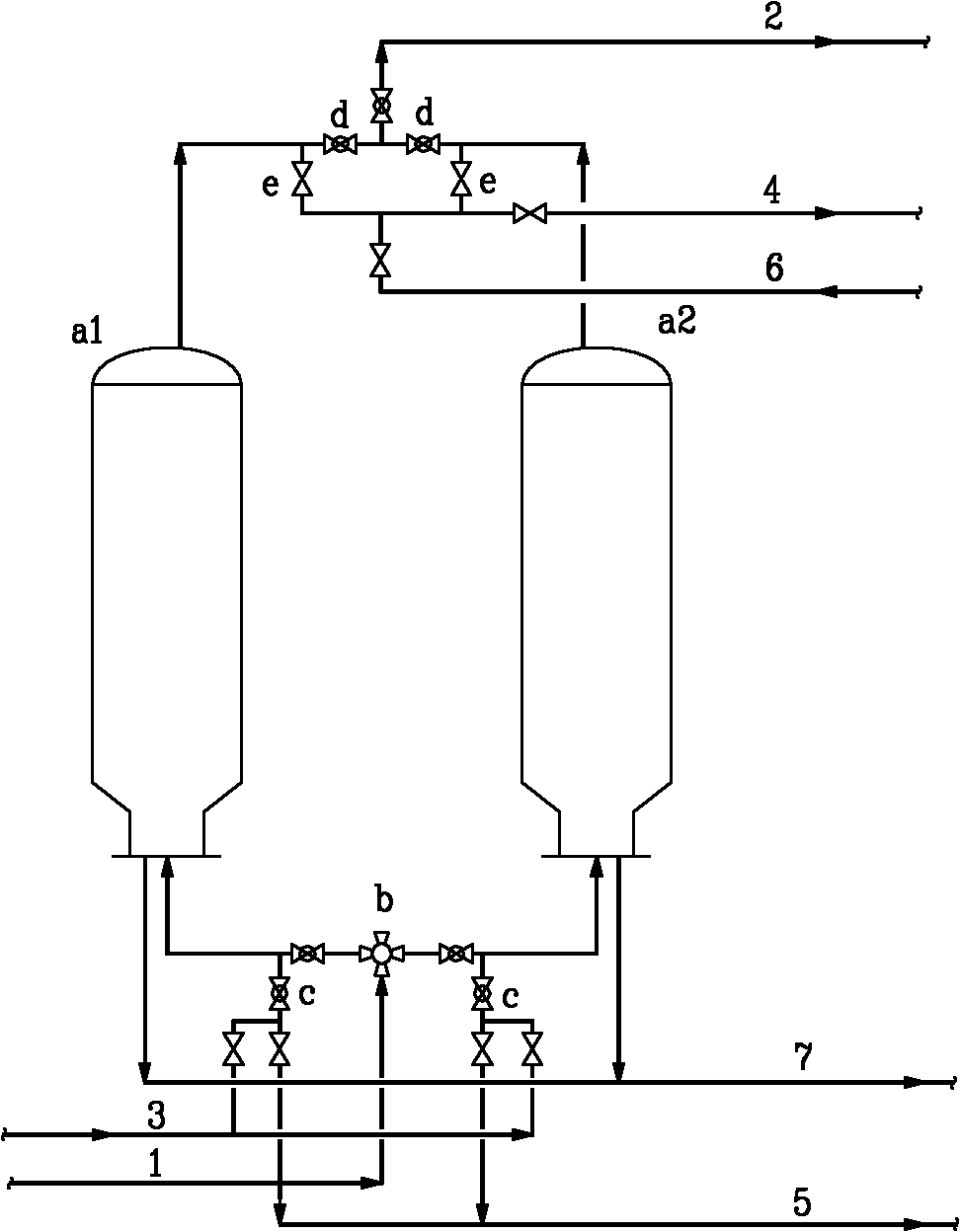 Delayed coking device and counterflow steam pressure testing method for coke tower