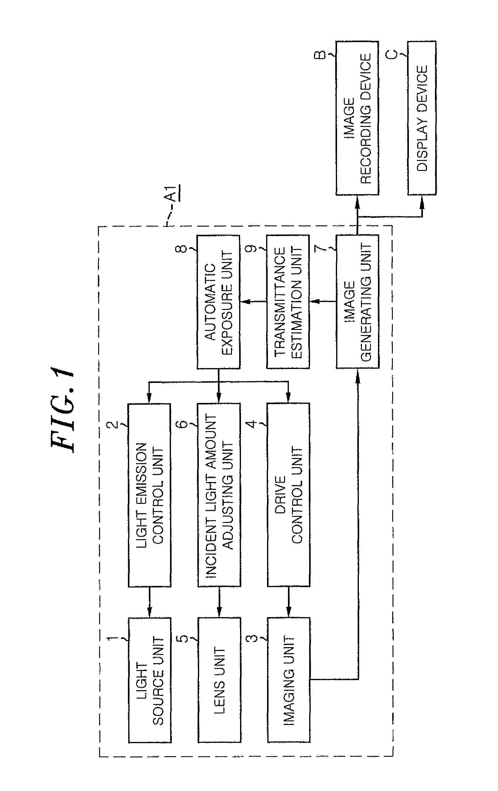 Imaging apparatus for taking a picture of a driver of a motor vehicle through a front glass of the motor vehicle