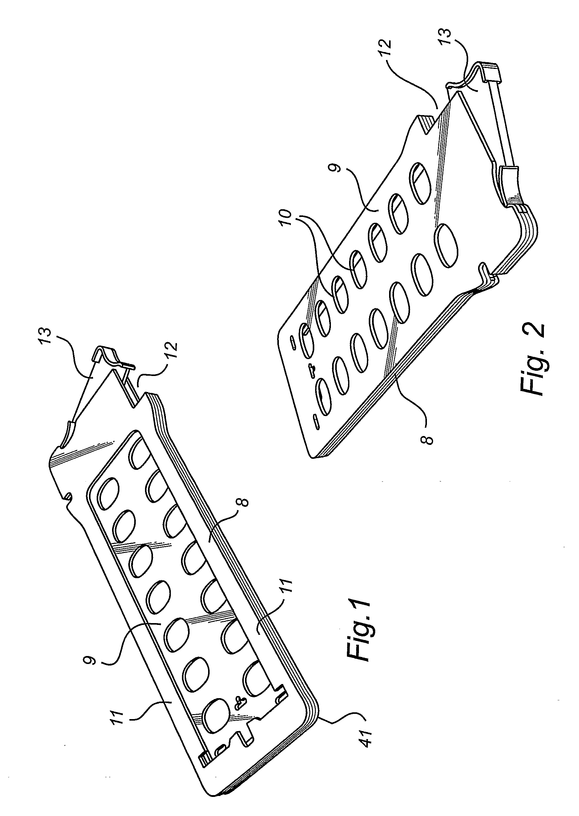Holding Device for a Blister Pack and a Method for Opening a Blister