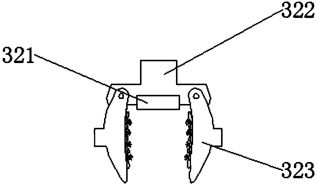 Tooth cleaning device for stomatological department