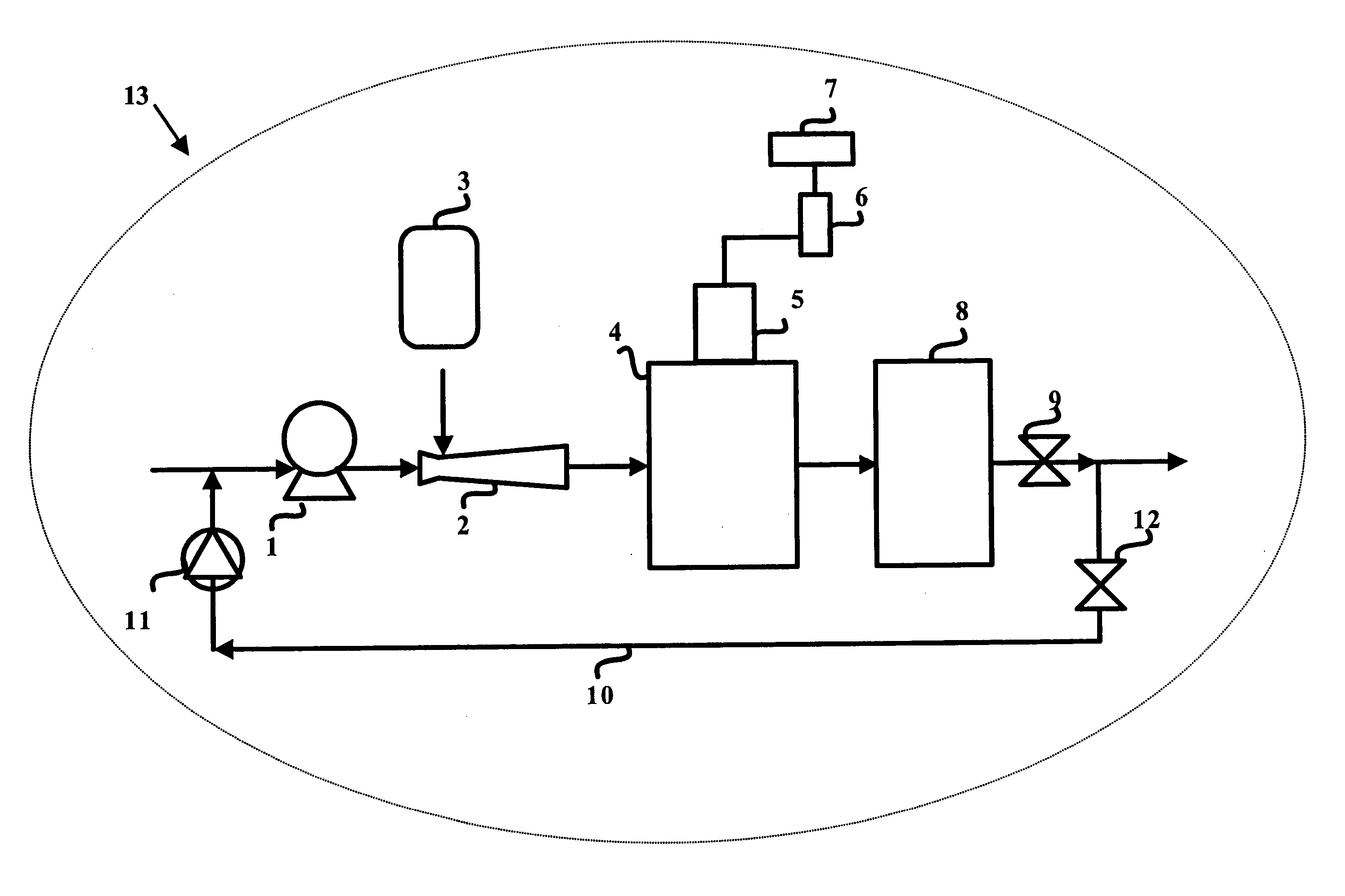 System and method for removing organic compounds from waste water by oxidation