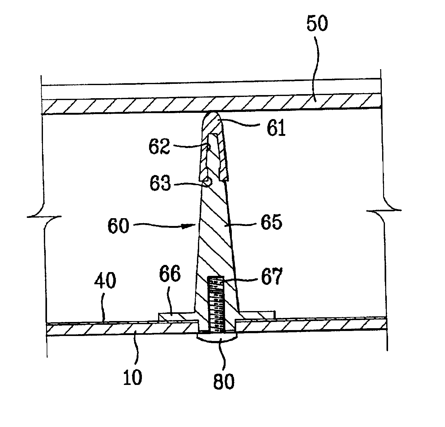 Back light assembly having elastic support member for liquid crystal display device