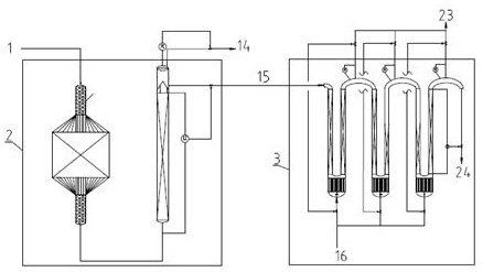 A liquid-phase hydrogenation reaction device and reaction method