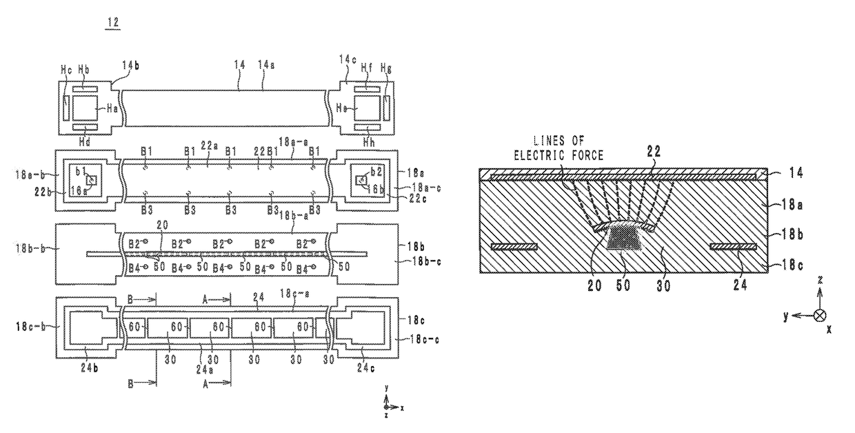 High-frequency signal transmission line, electronic device and manufacturing method of high-frequency signal transmission line