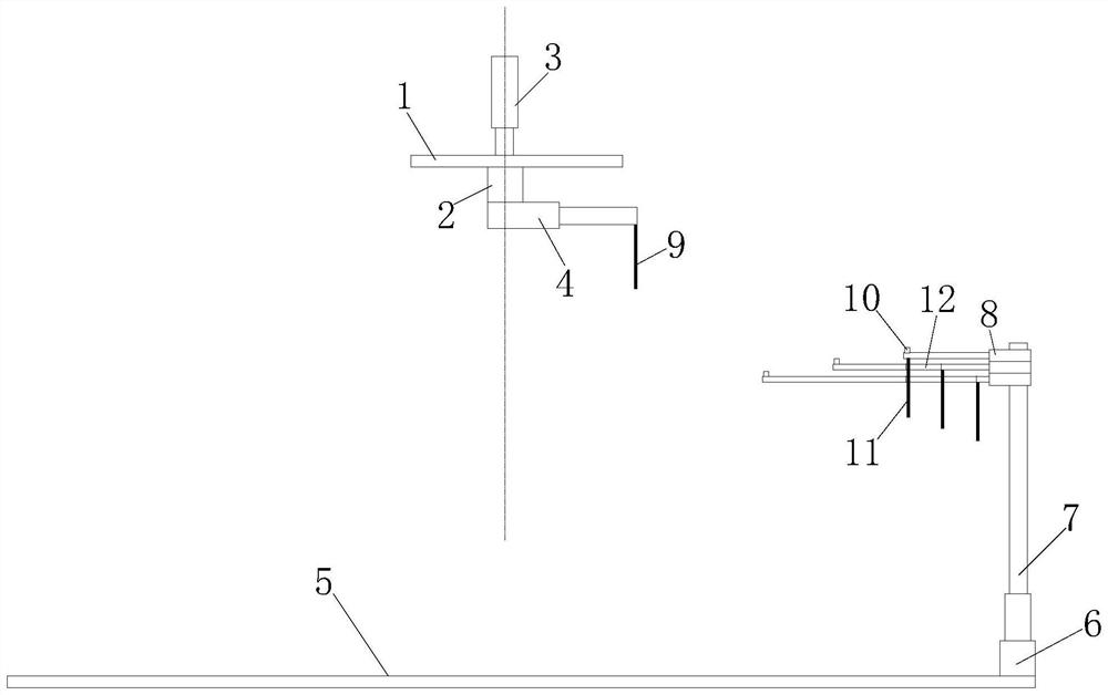 Building board detection deformation simulation positioning device based on stepping electric telescopic rod