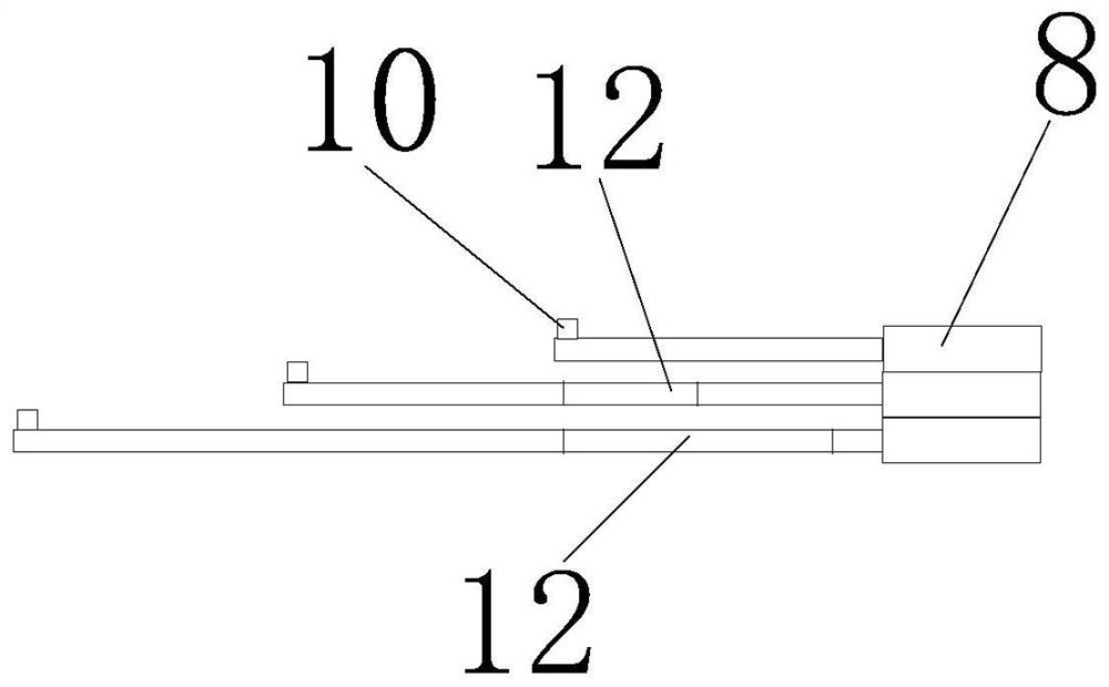 Building board detection deformation simulation positioning device based on stepping electric telescopic rod