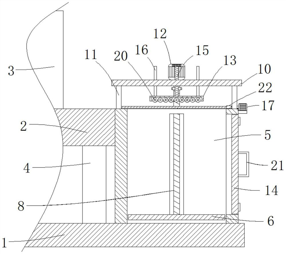 Open type punching machine