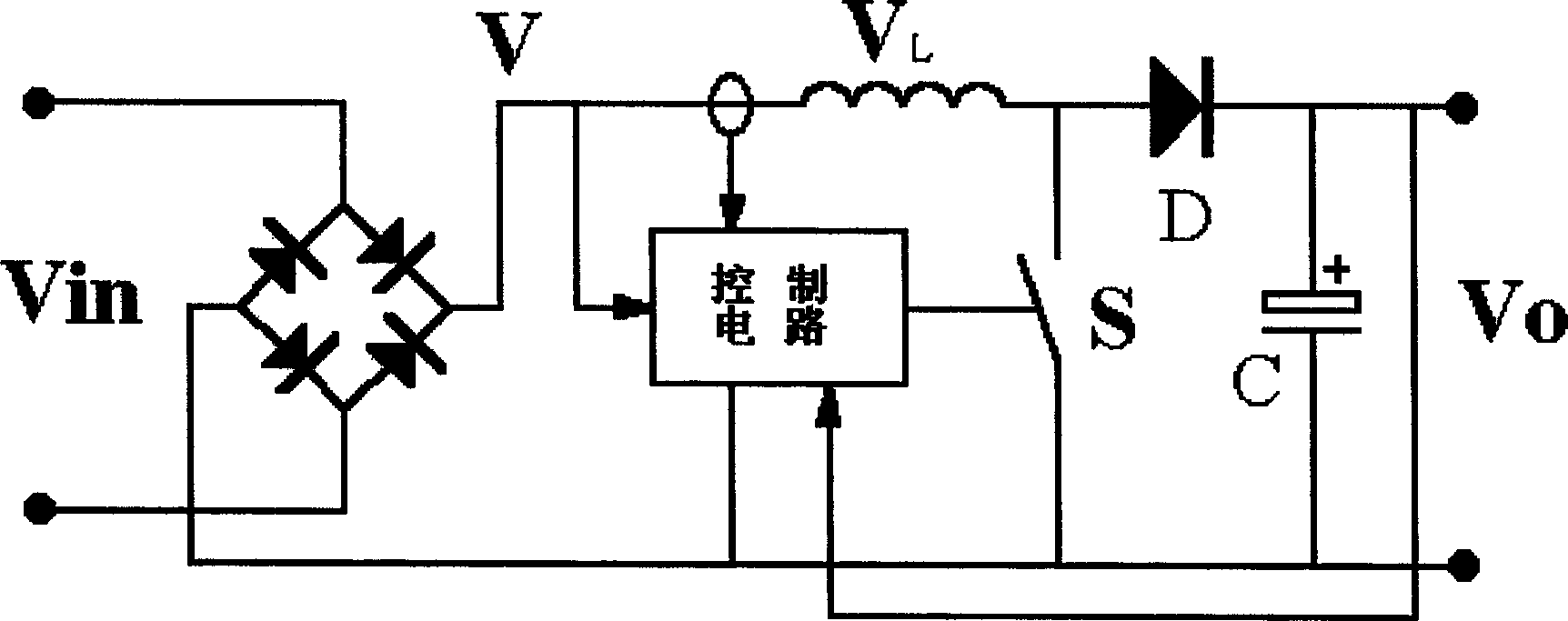 Three-phase power factor correcting circuit with AC boosting mode