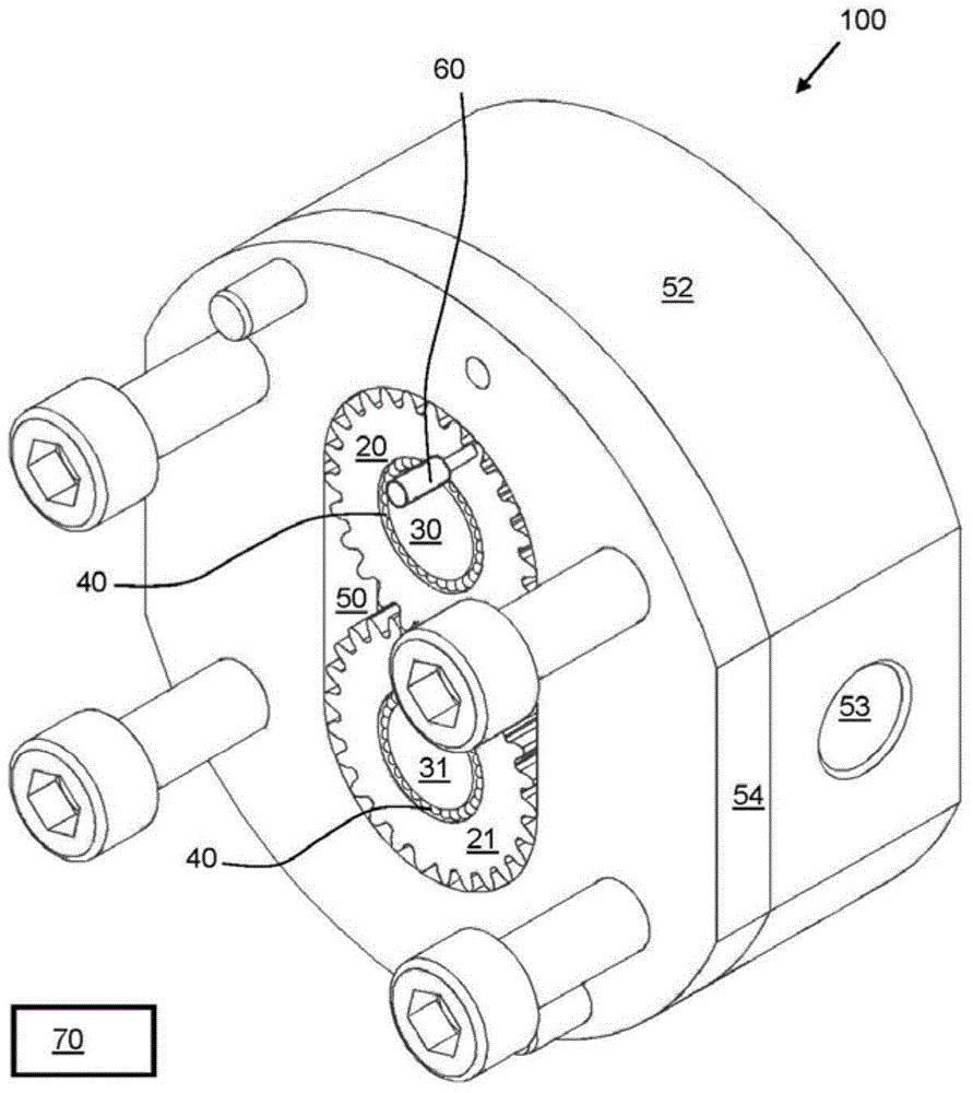 Gear flowmeter