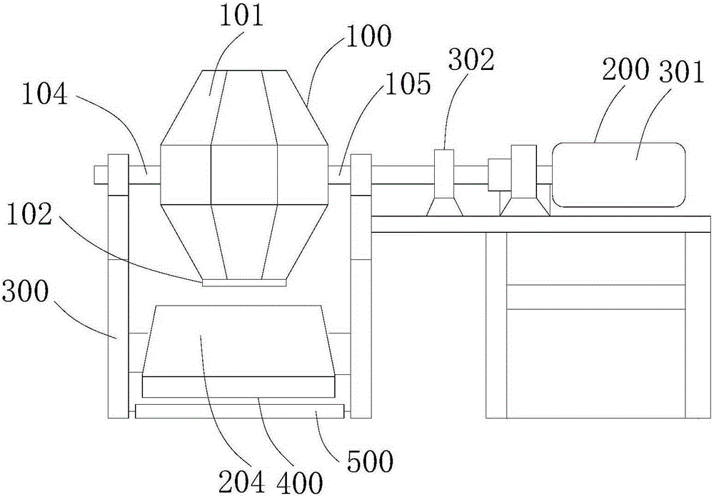 Drum type burr removing machine