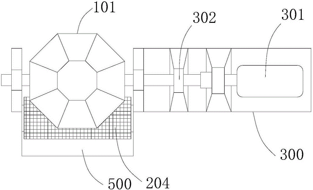 Drum type burr removing machine