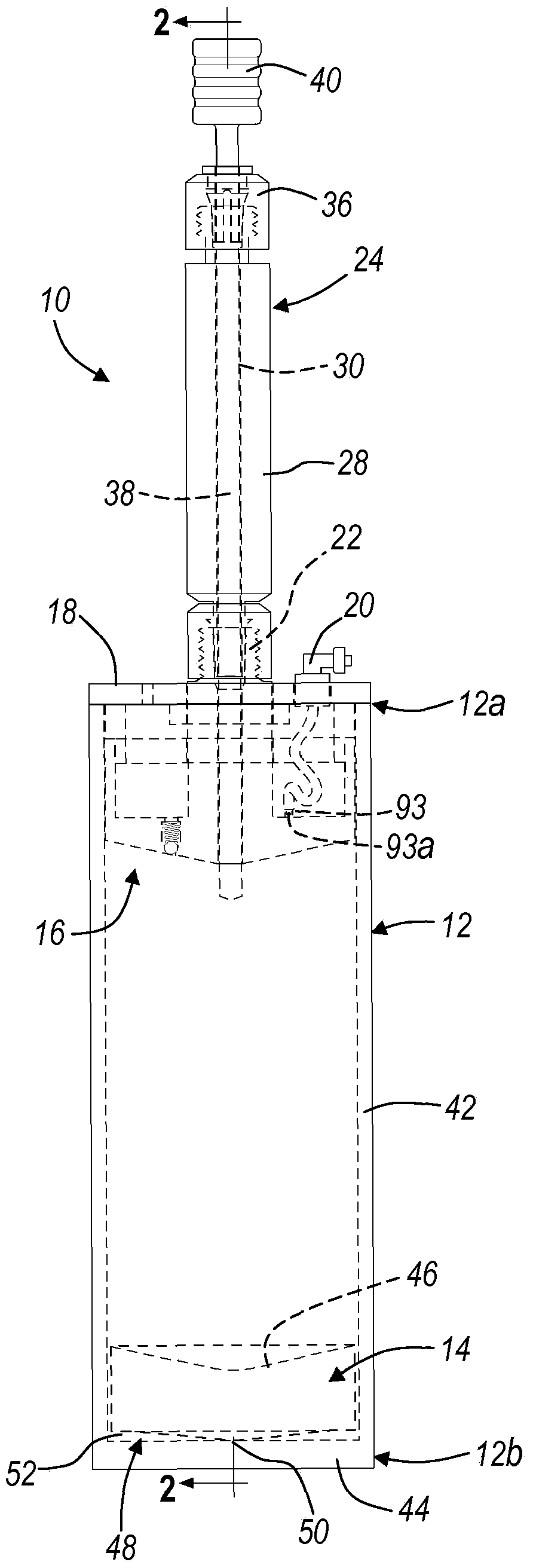 Apparatus and method for separating and concentrating fluids containing multiple components