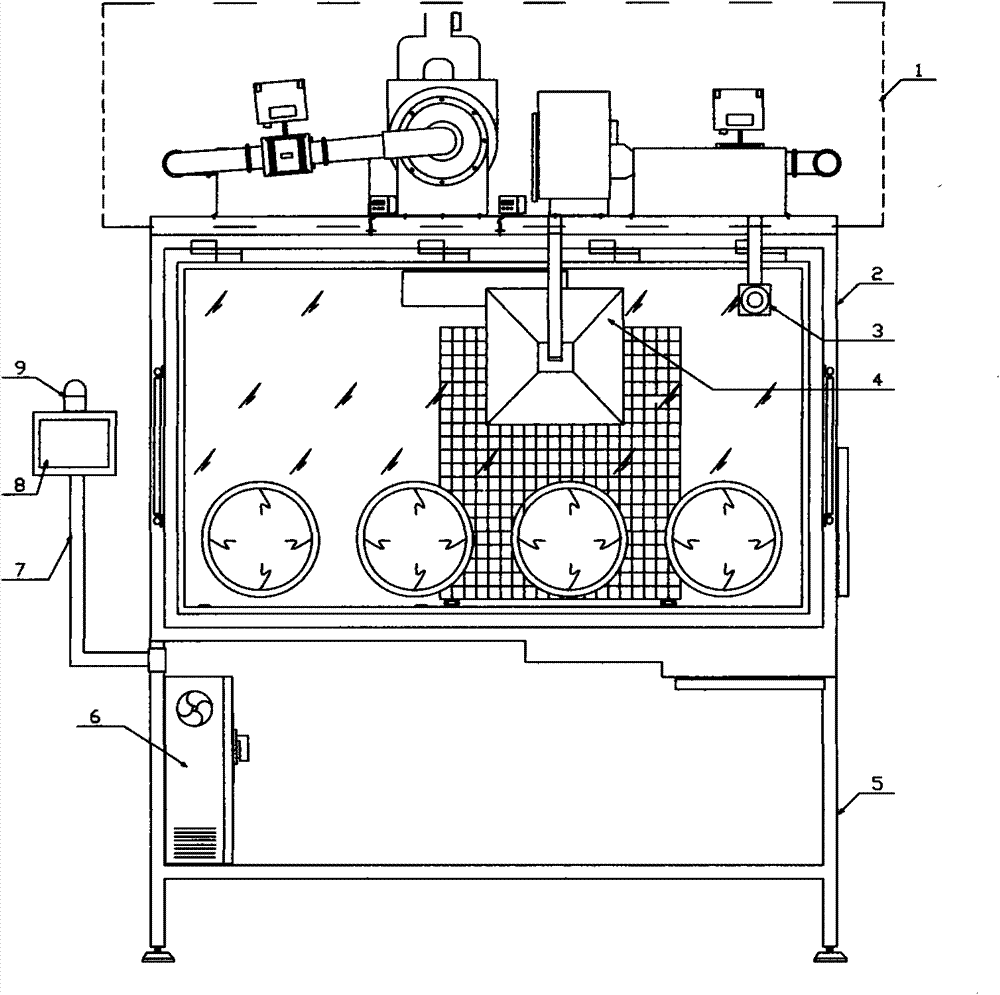 Multi-functional medium-sized animal breeding isolation system