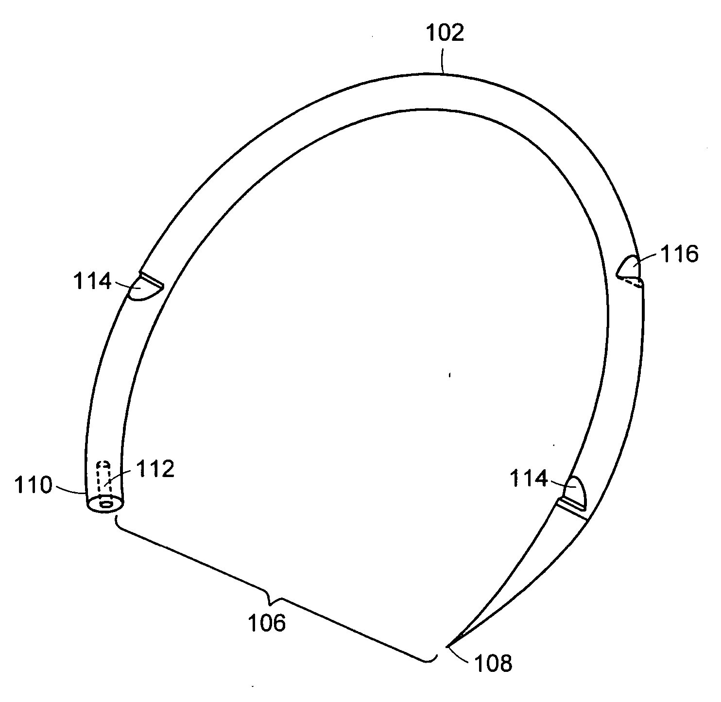 Needle for suturing instrument