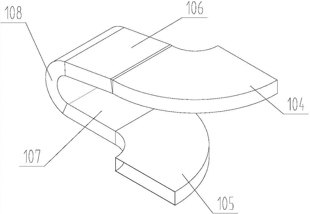 A double-end processing and clamping device for thin-walled metal tubes capable of automatic reversing