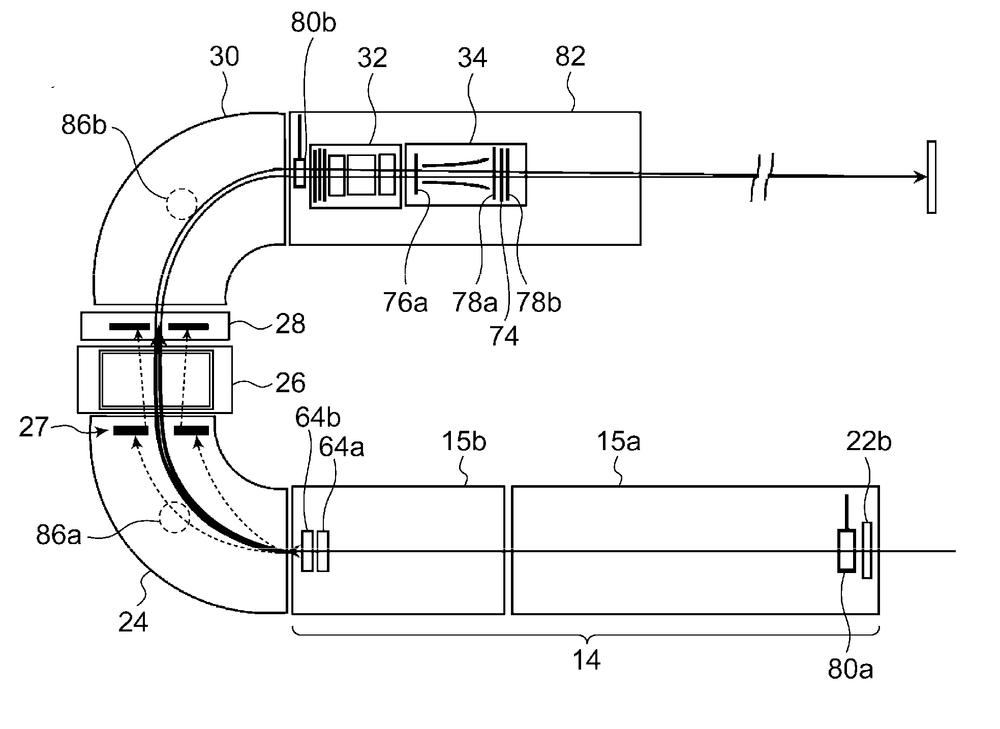 High-energy ion implanter