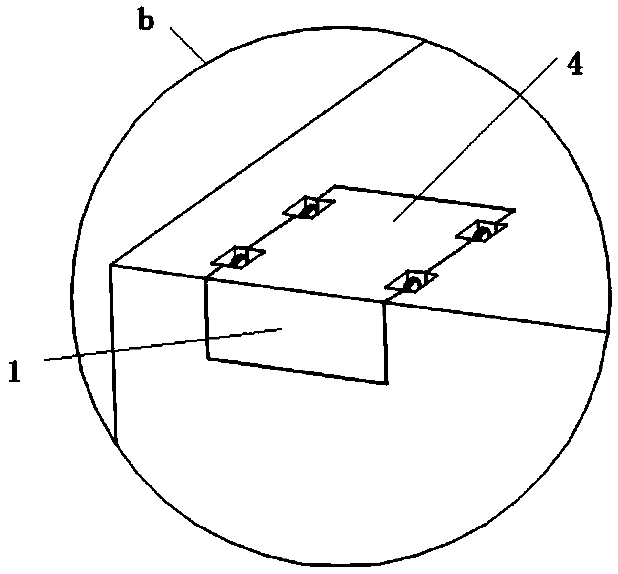 Refrigerator box body connecting structure