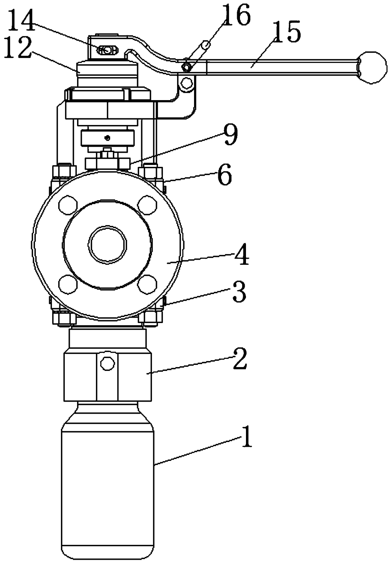 Sampling valve with fluoroplastic lining