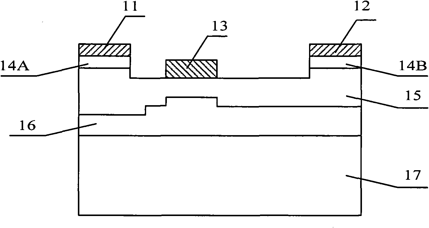 Metal-semiconductor field effect transistor with stepped buffer layer structure