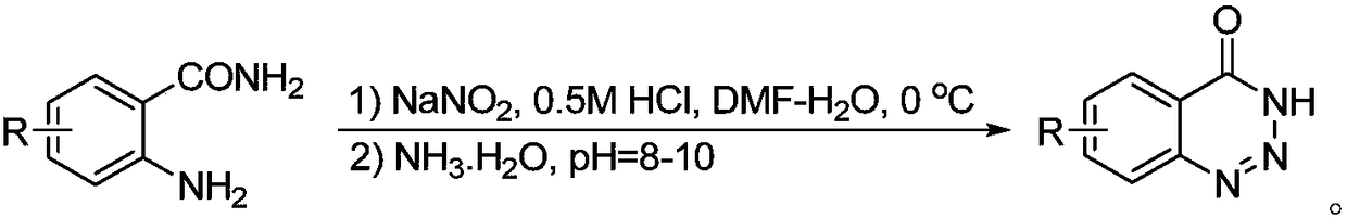 Synthesis method of 1,2,3-phentriazine-4(3H)-one compound