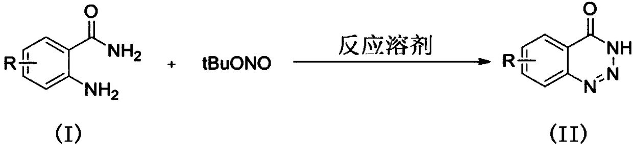 Synthesis method of 1,2,3-phentriazine-4(3H)-one compound
