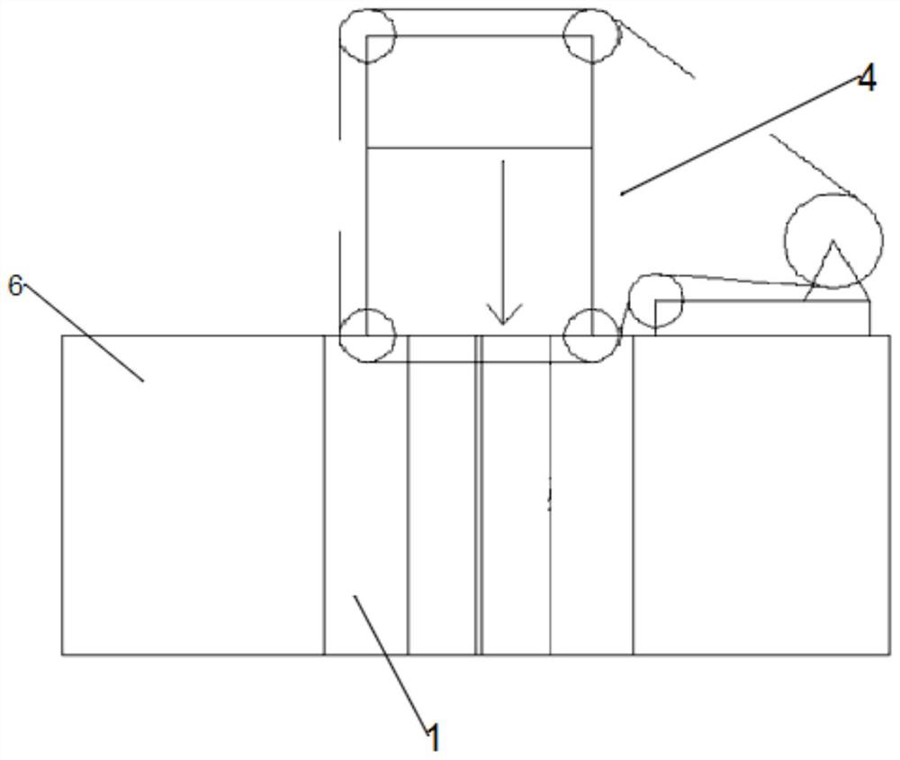 Water conservancy project joint-crossing post-installation built-in water stop assembly structure and construction method