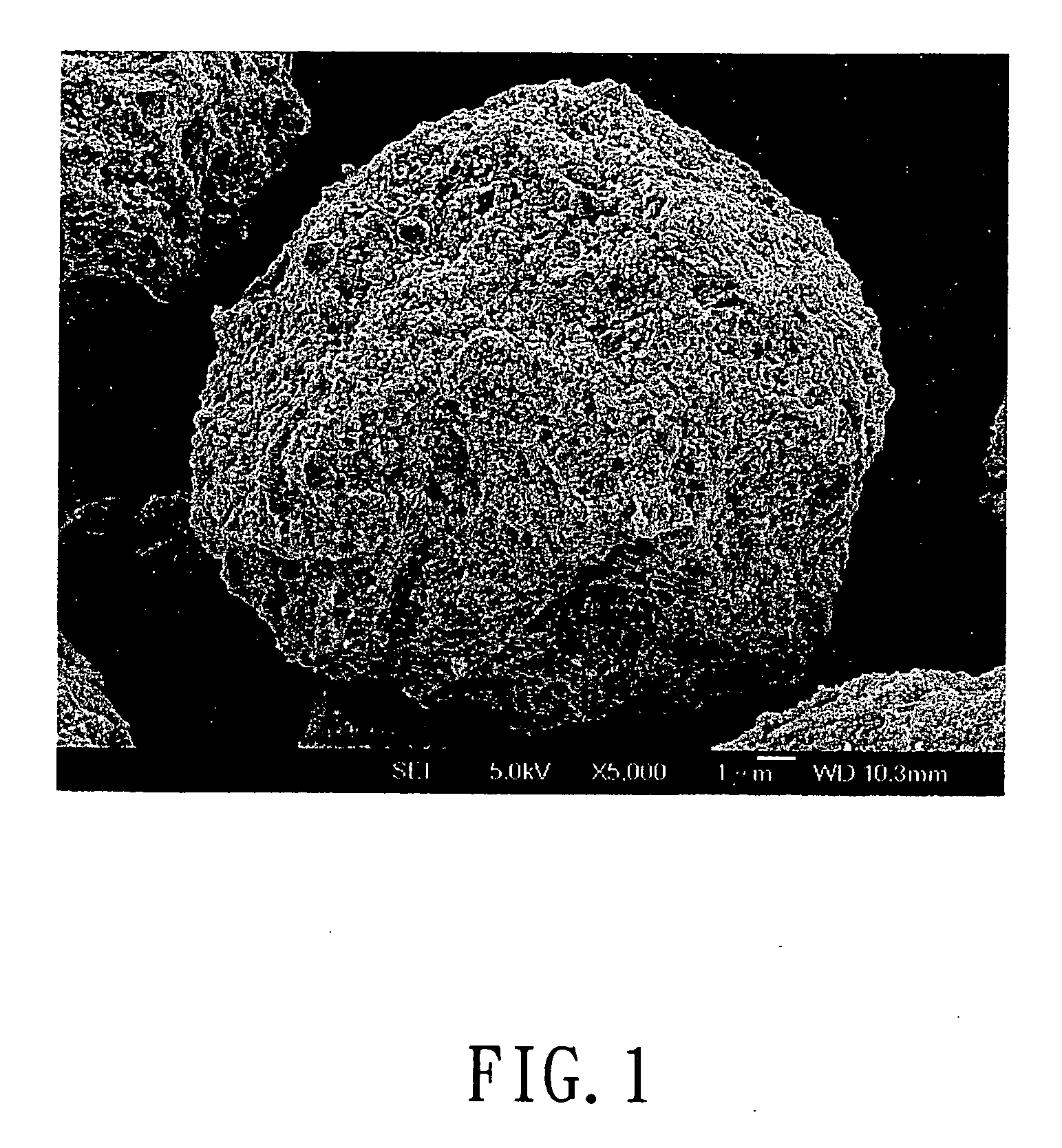 Cathode material for manufacturing a rechargeable battery