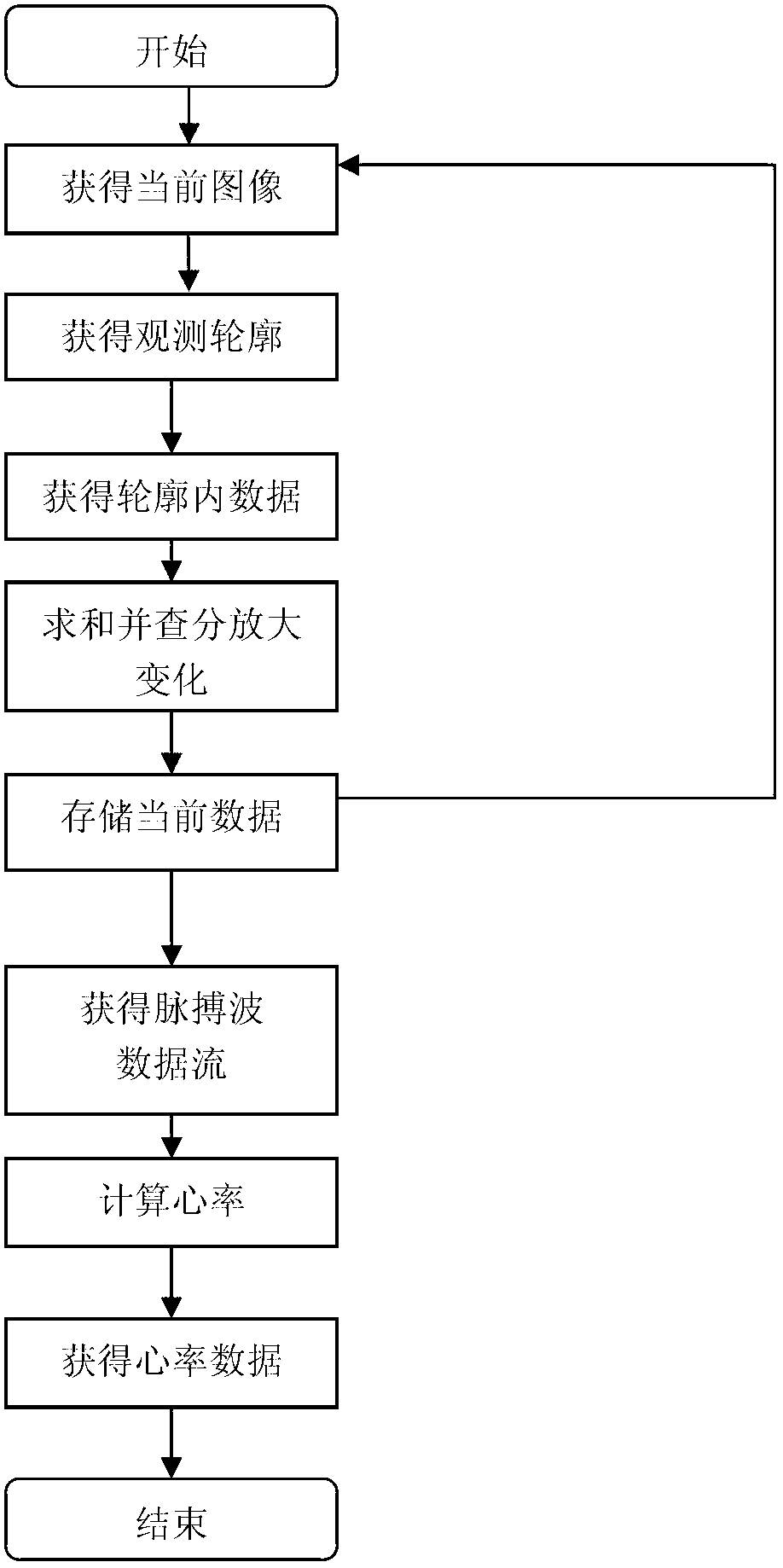 Non-contact vital sign data monitoring system and non-contact vital sign data monitoring method on basis of image processing
