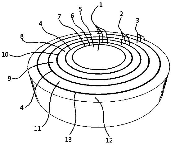 A variable rate self-circulation ozone electrolysis preparation device