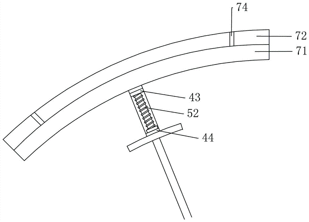 Device for keeping automobile body stable after tire burst