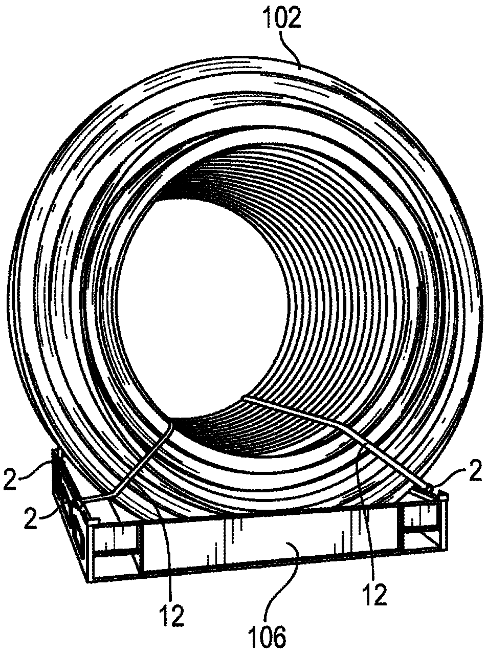 Pipe coil skid and method of use