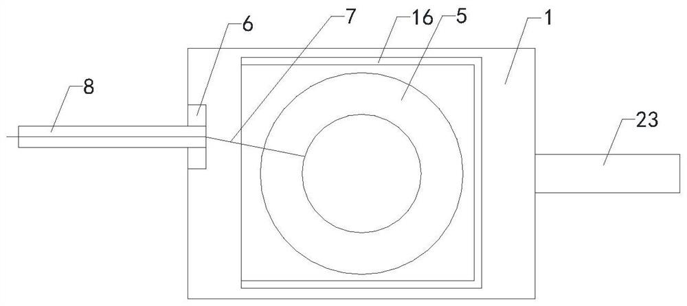 Wire pipe threading device for building renovation