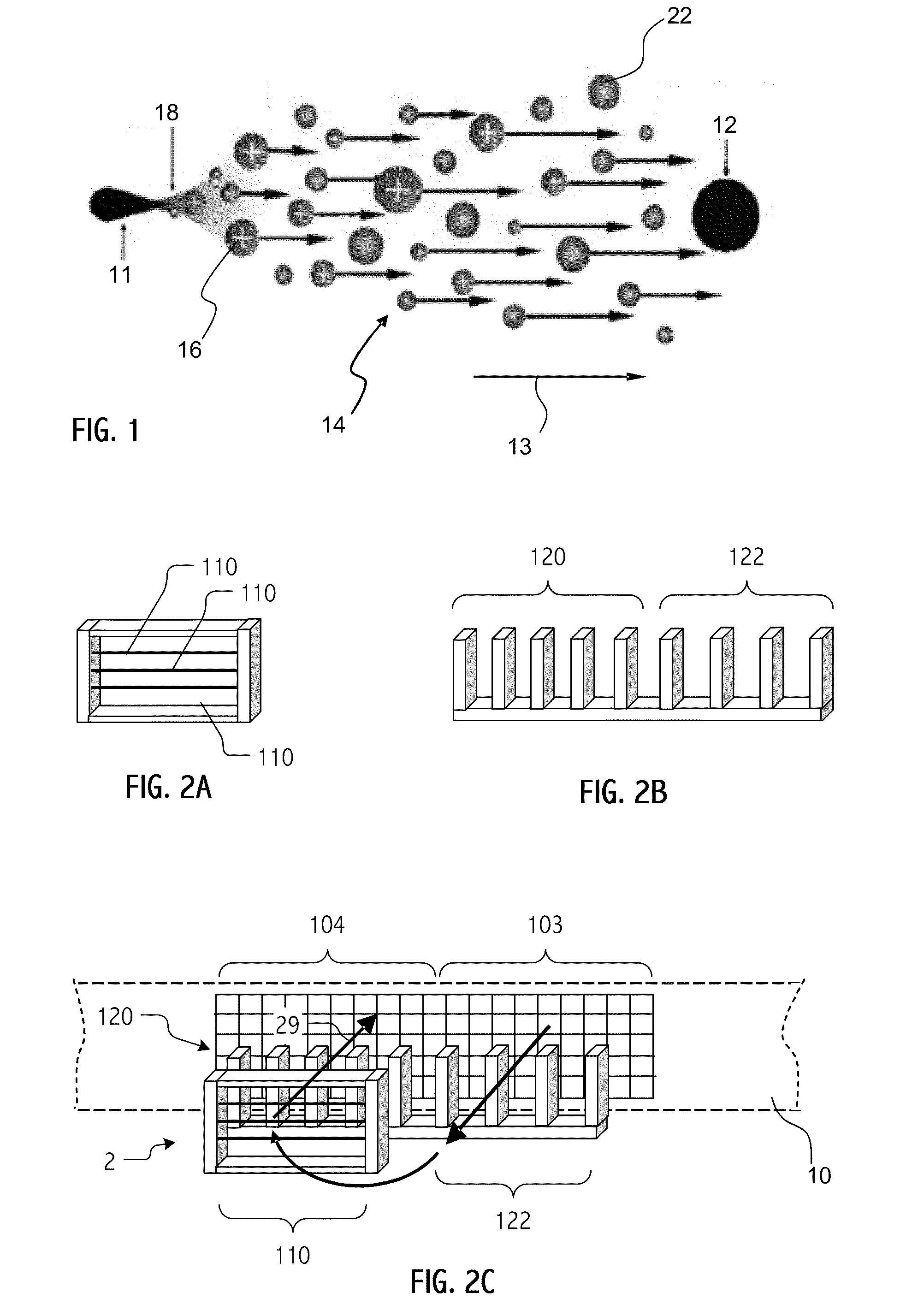 Spatially distributed ventilation boundary using electrohydrodynamic fluid accelerators
