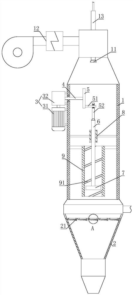 A kind of spray drying and granulation method and its device